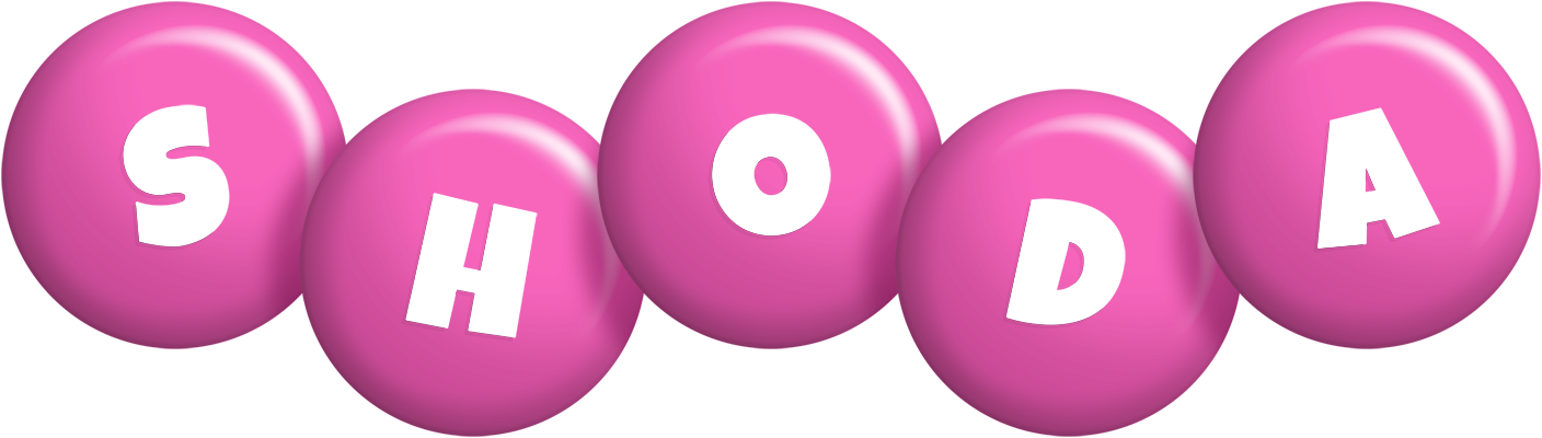 Shoda candy-pink logo