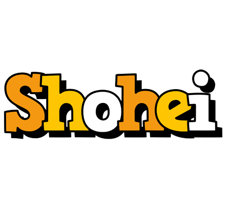 Shohei cartoon logo