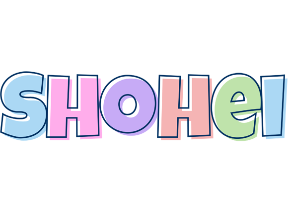 Shohei pastel logo