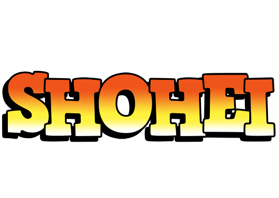 Shohei sunset logo