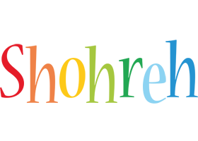 Shohreh birthday logo