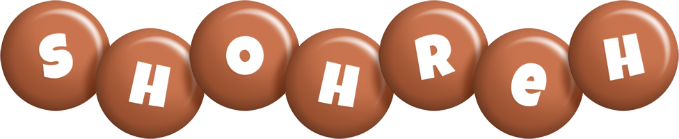 Shohreh candy-brown logo