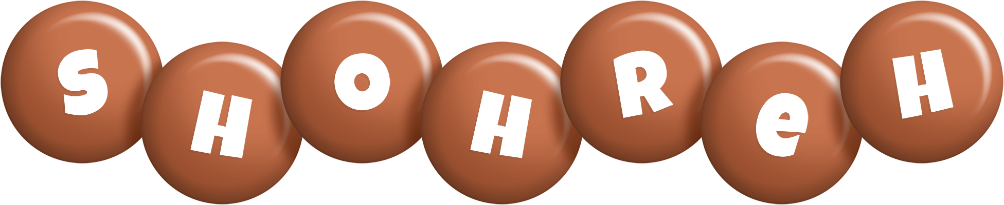 Shohreh candy-brown logo