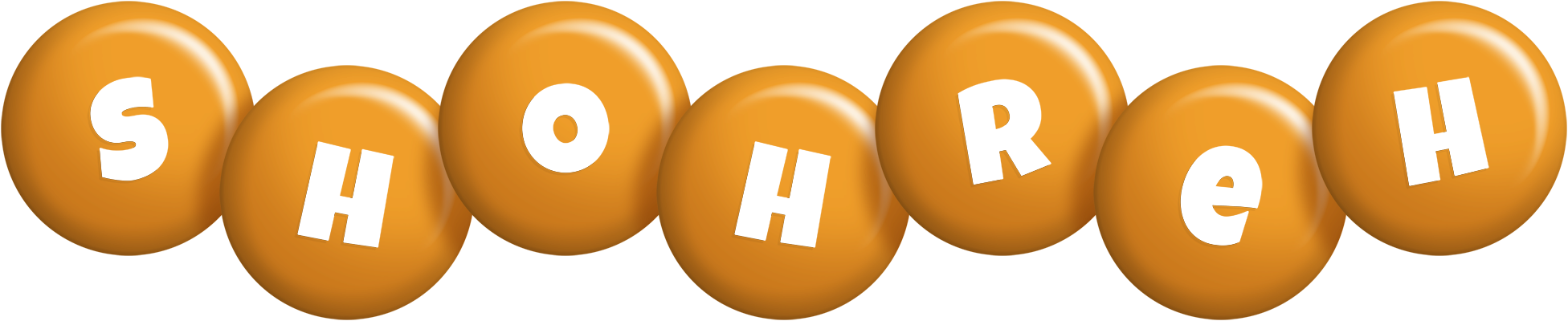 Shohreh candy-orange logo