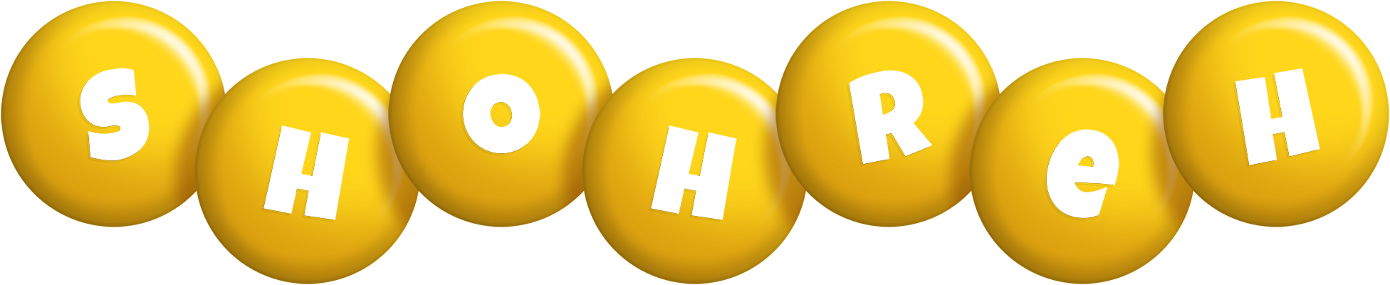 Shohreh candy-yellow logo