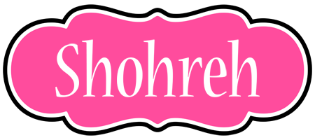 Shohreh invitation logo