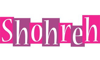 Shohreh whine logo