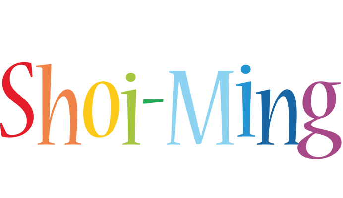 Shoi-Ming birthday logo