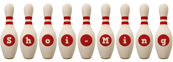 Shoi-Ming bowling-pin logo