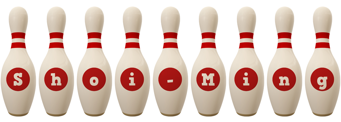 Shoi-Ming bowling-pin logo