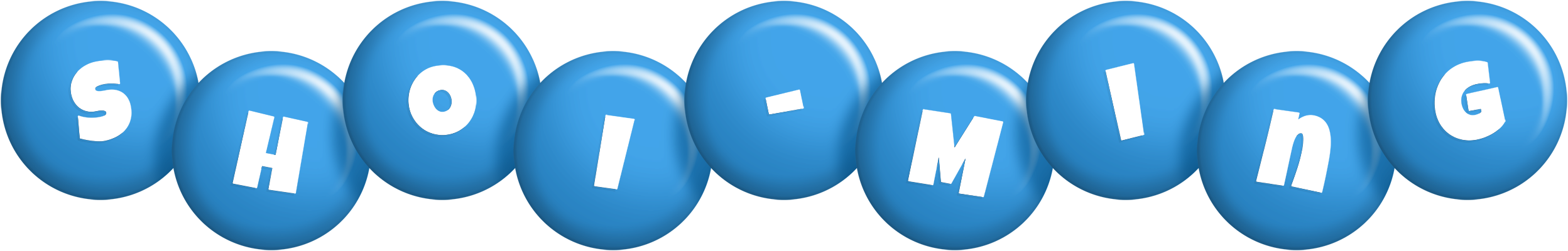 Shoi-Ming candy-blue logo
