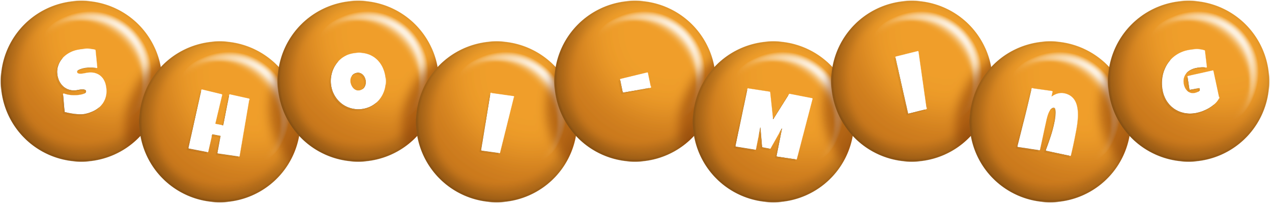 Shoi-Ming candy-orange logo