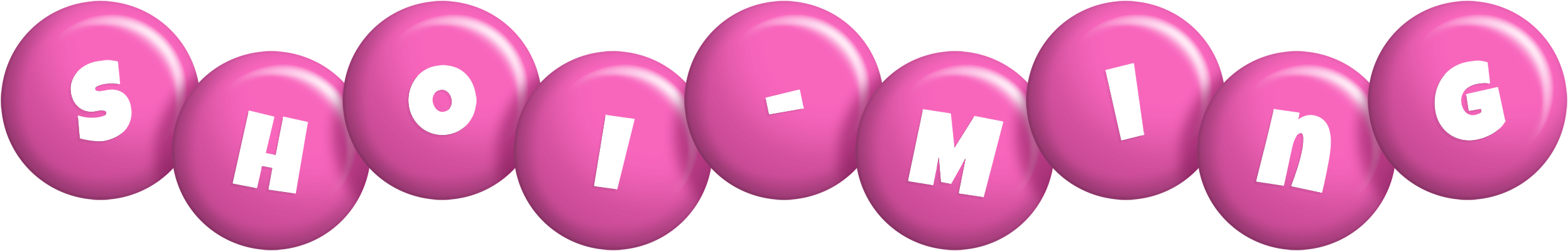 Shoi-Ming candy-pink logo