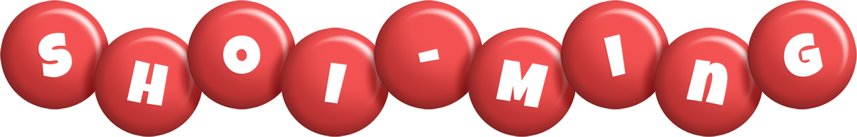 Shoi-Ming candy-red logo