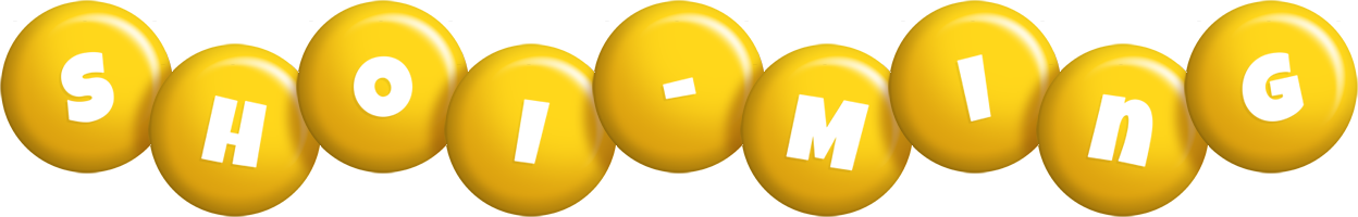 Shoi-Ming candy-yellow logo
