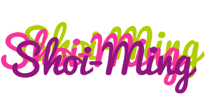 Shoi-Ming flowers logo