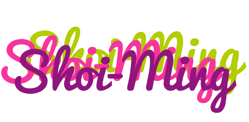 Shoi-Ming flowers logo