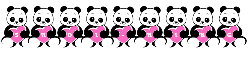 Shoi-Ming love-panda logo