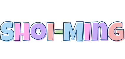 Shoi-Ming pastel logo
