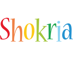 Shokria birthday logo