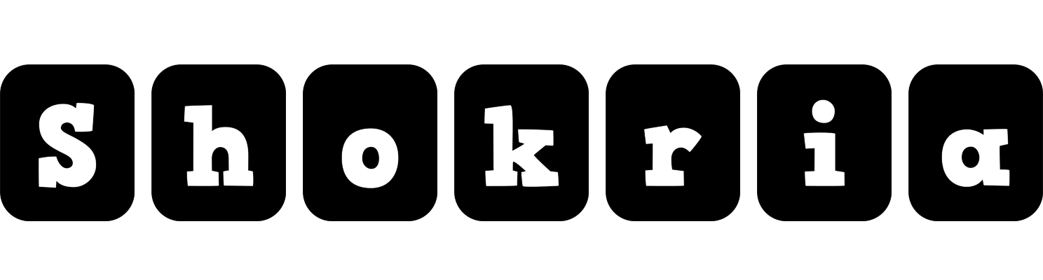 Shokria box logo