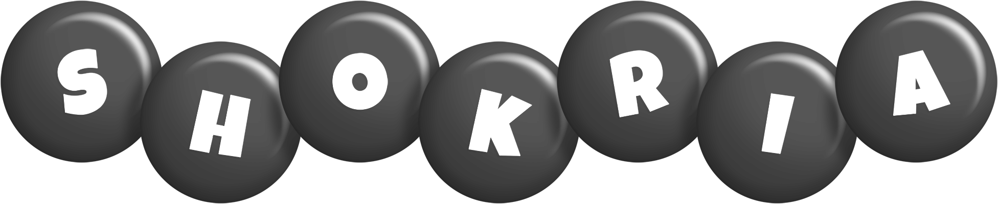 Shokria candy-black logo