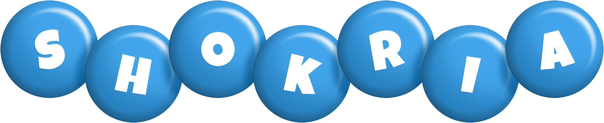 Shokria candy-blue logo