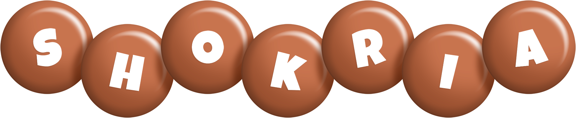 Shokria candy-brown logo