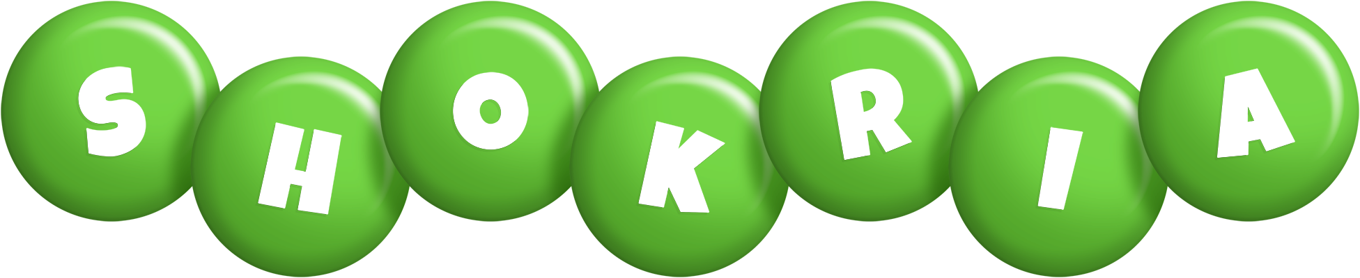 Shokria candy-green logo