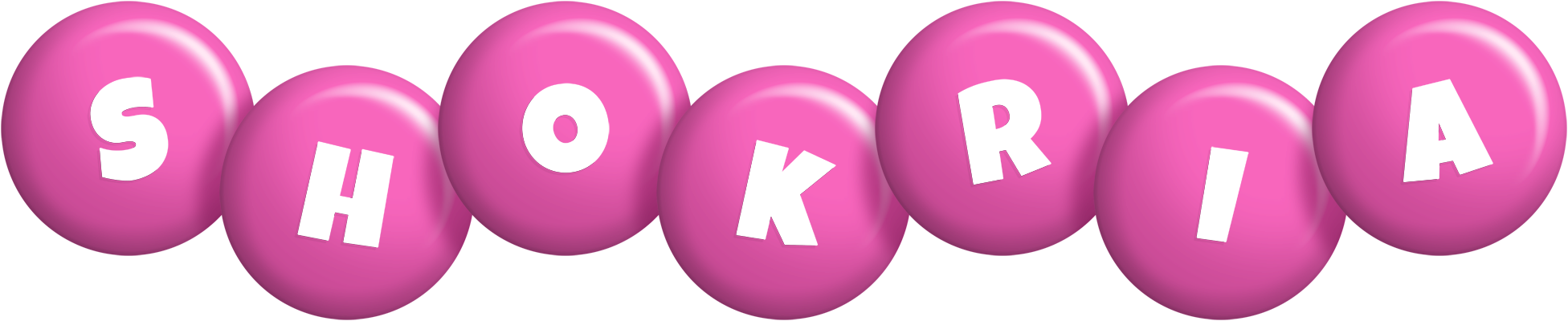 Shokria candy-pink logo