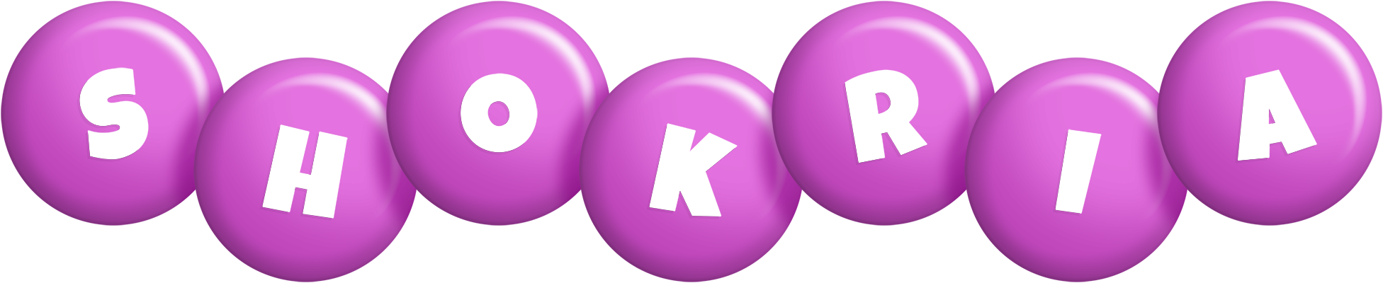 Shokria candy-purple logo