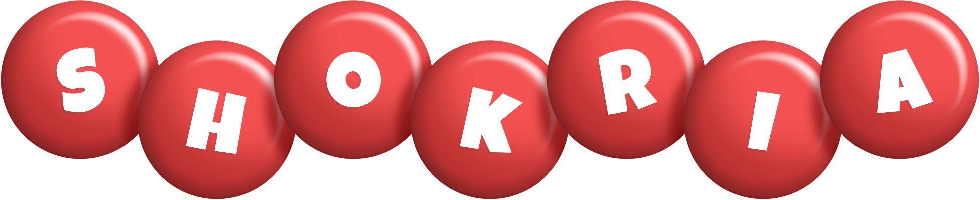Shokria candy-red logo
