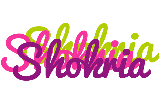 Shokria flowers logo