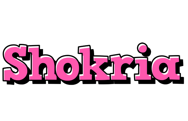 Shokria girlish logo