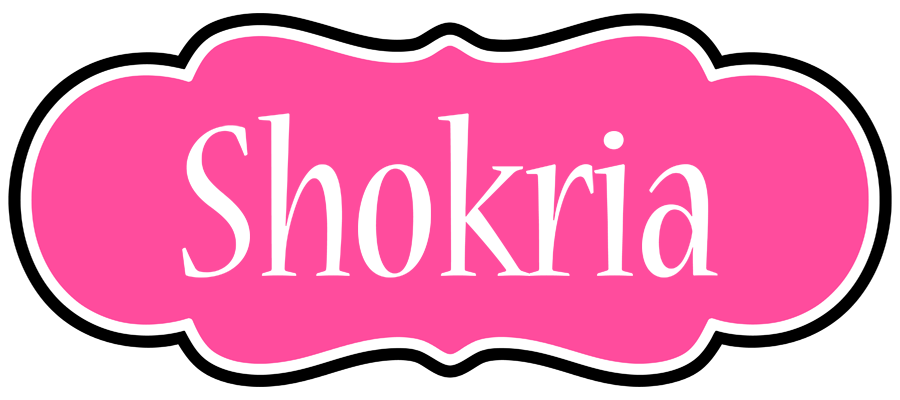 Shokria invitation logo