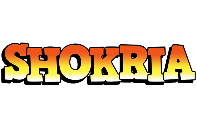 Shokria sunset logo