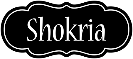 Shokria welcome logo