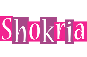 Shokria whine logo