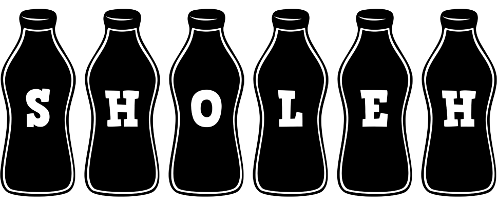 Sholeh bottle logo