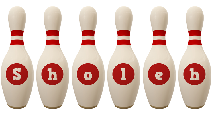 Sholeh bowling-pin logo