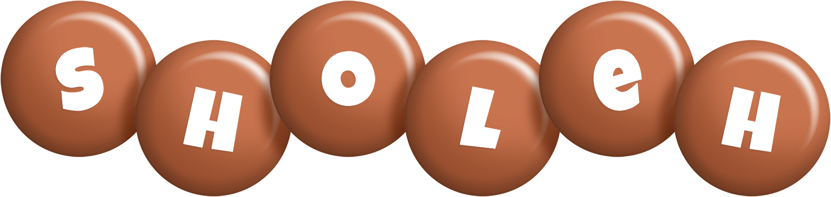 Sholeh candy-brown logo