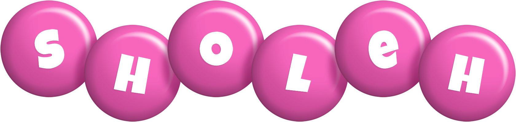 Sholeh candy-pink logo
