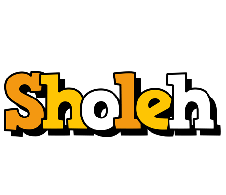 Sholeh cartoon logo