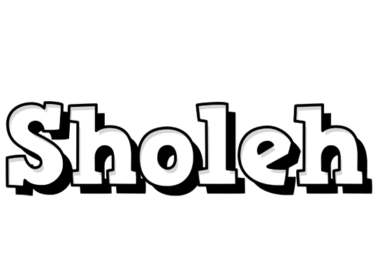 Sholeh snowing logo