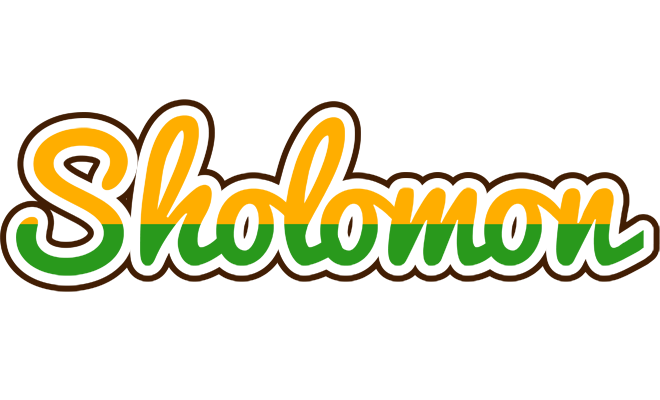 Sholomon banana logo