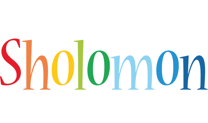 Sholomon birthday logo