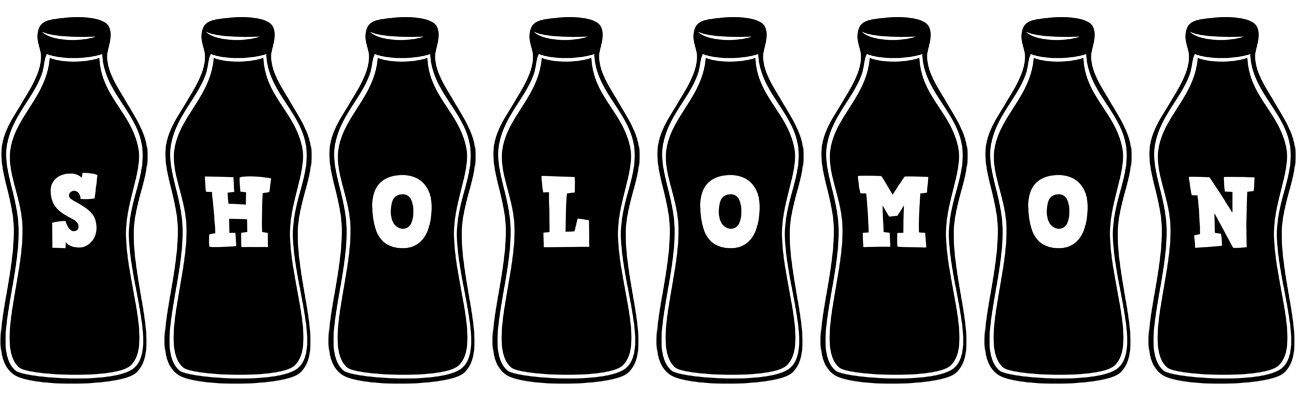 Sholomon bottle logo