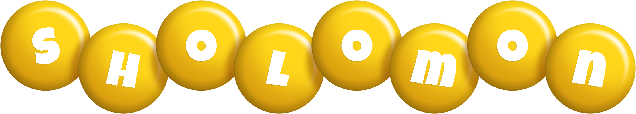 Sholomon candy-yellow logo