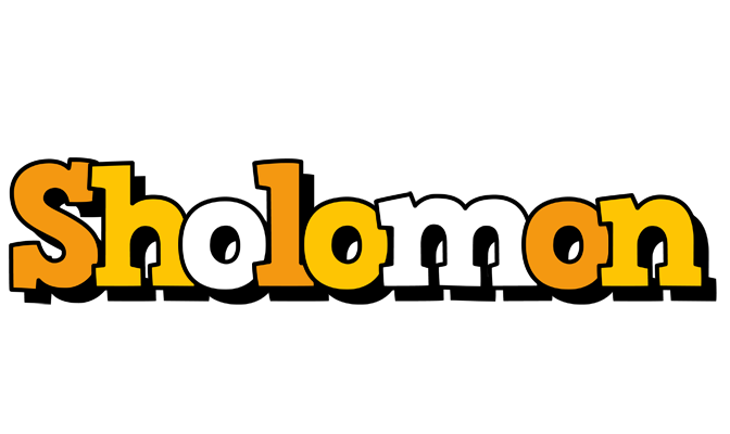 Sholomon cartoon logo