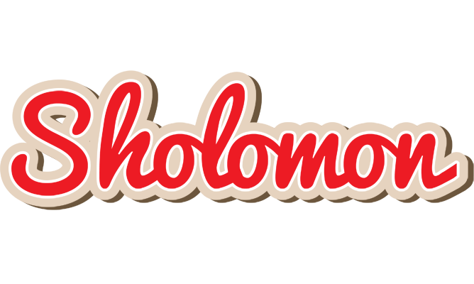 Sholomon chocolate logo